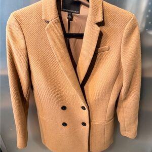 Banana Republic Women's Camel Double-Breasted Blazer